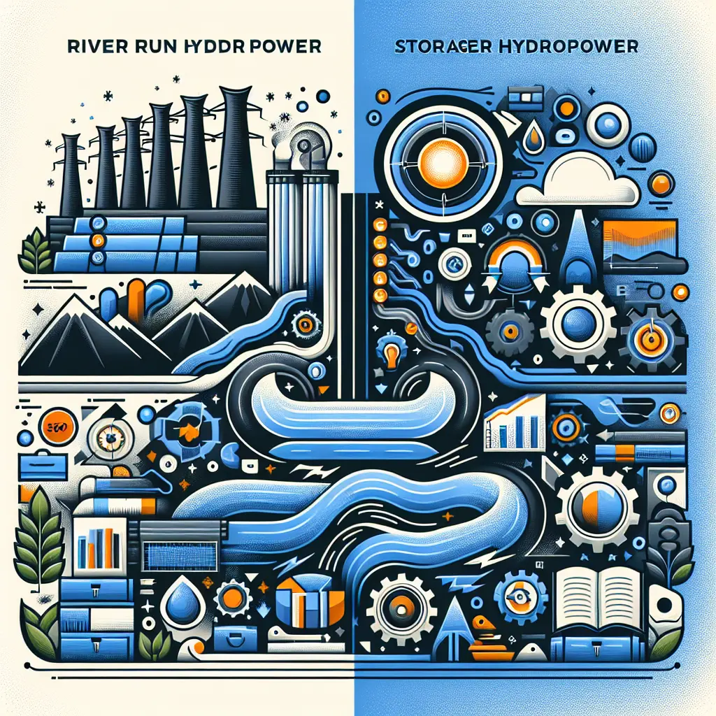 River Running Methods Run of River vs Storage Hydropower
